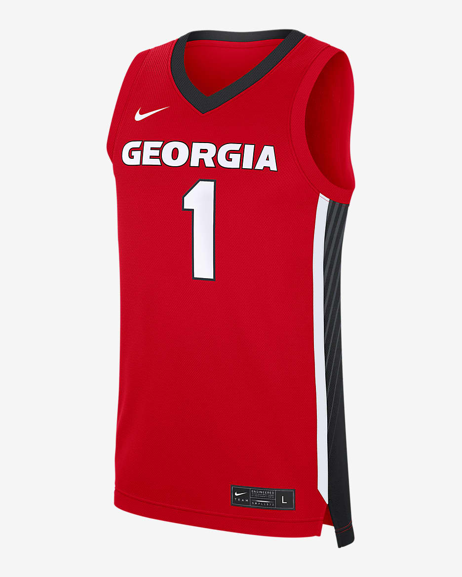 Nike Georgia Bulldogs Replica shops Retro Mens Basketball Jersey Sz Large Dri Fit New